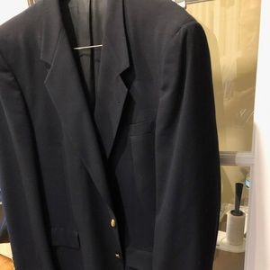 Navy Blue Blazer with Gold Buttons 44L